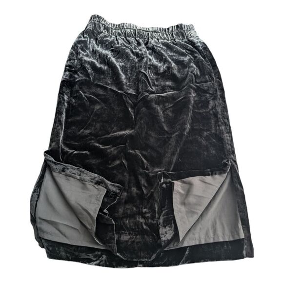 Jcrew nwt velvet pull-on midi skirt with pockets size  M - Picture 7 of 10